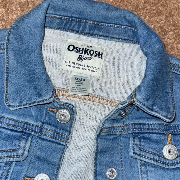 Carter's Light and Dark Blue Jean Jackets - Picture 5 of 6